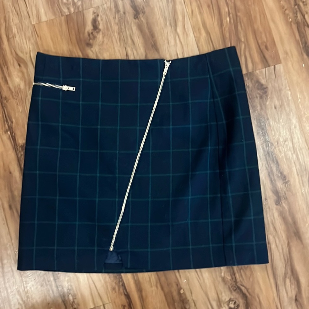 Romeo and Juliet a line plaid mini skirt